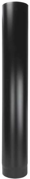 Bertrams ST-Pu Rauchrohr 08RL1000-200L 1000 Mm, Ø 200 Mm, Pulverbeschichtet, Schwarz
