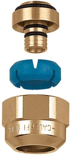 Caleffi Klemmverschraubung 680555 3/4", Verchromt, Ø 14,5-15 IG, Ø 18-20 AG