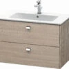 Duravit Brioso Waschtischunterbau BR410201031 820x553 Mm, Pine Silver/Chrom, 2 Auszüge -Werkzeugbau Duravit Brioso Waschtischunterbau BR410201031 820x553 mm Pine Silver Chrom 2 Auszuege