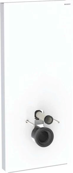Geberit Monolith Wand-WC-Modul 131031SI5 Bauhöhe 114 Cm, Glas Weiß
