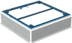 Geberit Setaplano Installationsrahmen 154470001 Bis 100cm, Für 4 Füße, 90 X 90 X 3 Cm