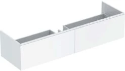 Geberit Xeno² Waschtisch-Unterschrank 500347001 139,5x35x47,3cm, Mit 2 Schubladen, VARICOR Weiß Nr. 016