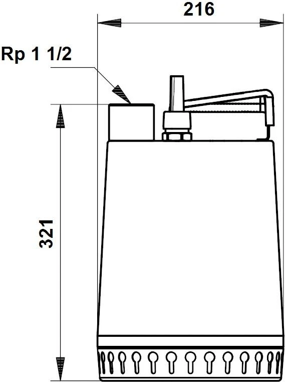 Grundfos Unilift Schmutzwasserpumpe 96001791 Edelstahl, AP12.40.08.3, 1 1/2 IG, 3x400 V, 10m 4 Grundfos Unilift Schmutzwasserpumpe 96001791 Edelstahl, AP12.40.08.3, 1 1/2 IG, 3x400 V, 10m – Bild 2