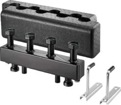 Oventrop Verteilerbalken Für Regumat 1351583 DN25, Für 3 Heizkreise, Stahl