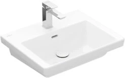 Villeroy Und Boch Subway 3.0 Waschtisch 4A705501 55x44cm, Mit 1 Hahnloch/mit Überlauf, Weiß