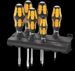 Wera Kraftform Schraubendrehersatz 05018287001 932/918/6 + Rack / 6-teilig